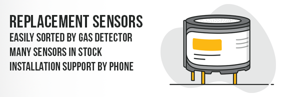 Gas Detector Replacement Sensors